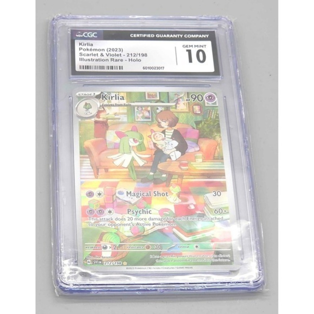 Pokémon Kirlia Scarlet & Violet 212/198 Illustration RareHolo CGC 10 (GNP020069)